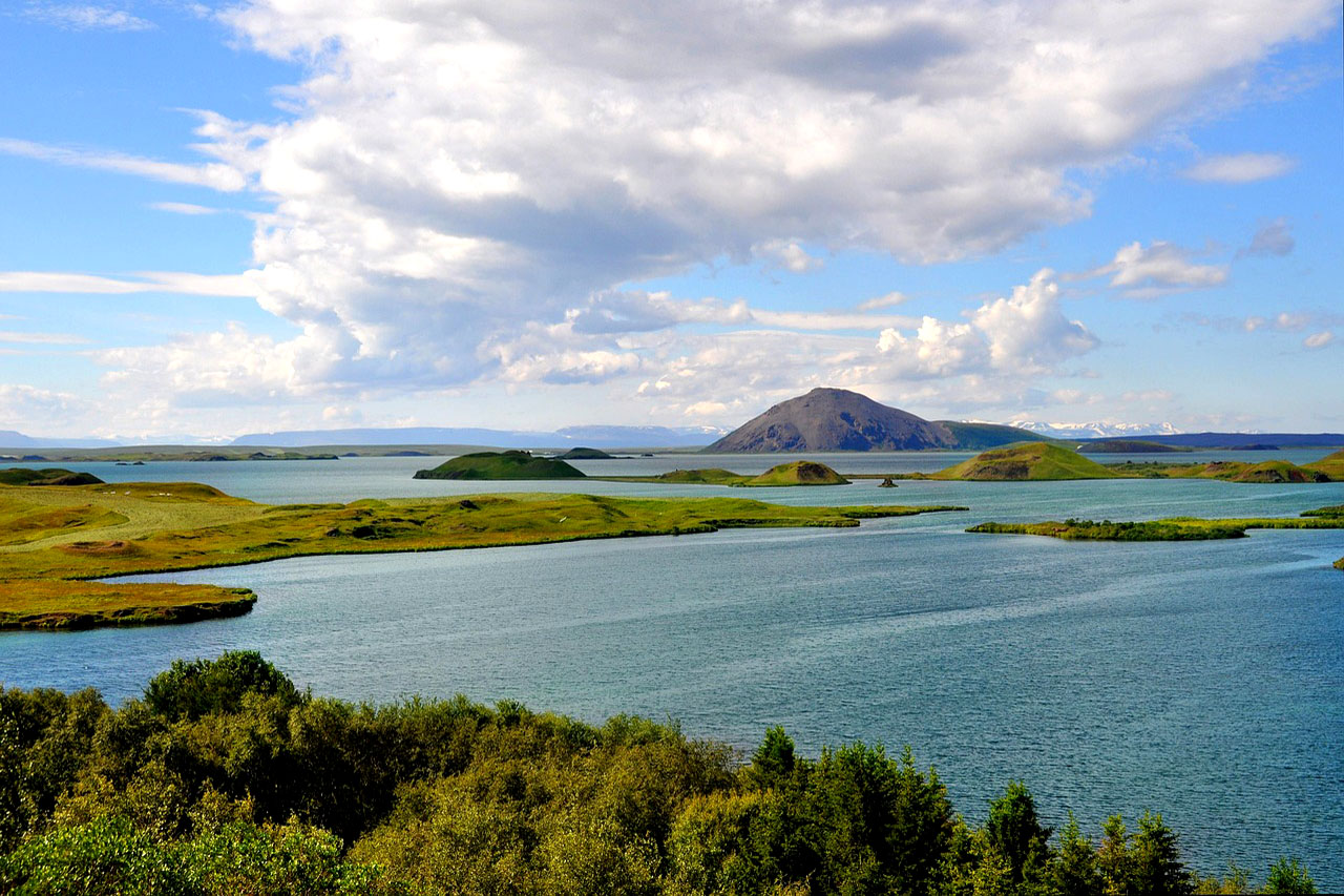 Lake Mývatn in Northern Iceland